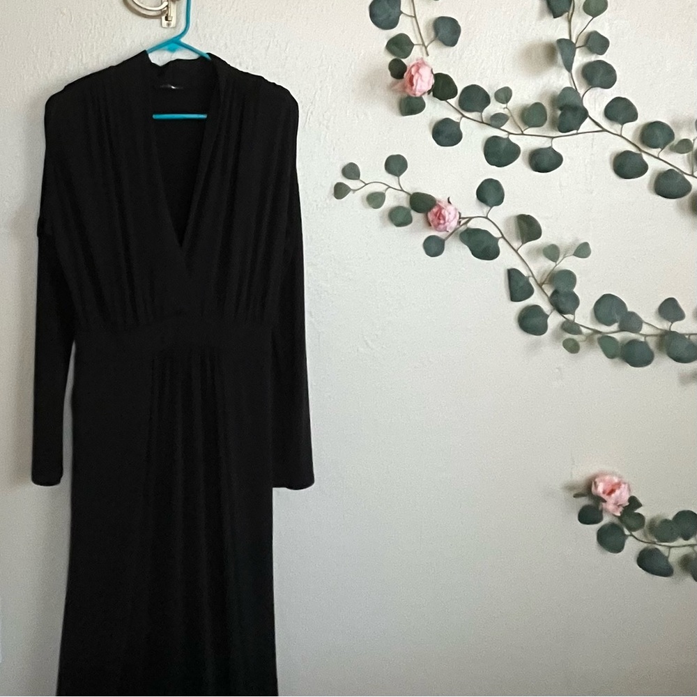 Deep V Maxi Dress